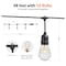 Newhouse Lighting Outdoor 48ft Commercial Grade Incan. String Lights with 18 Light Bulbs CSTRINGINC18 - alternate 5